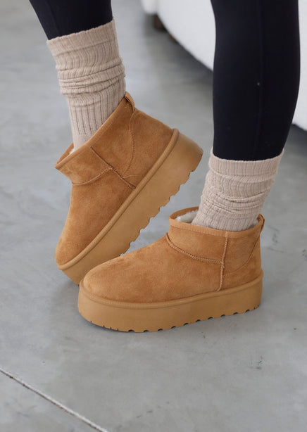 Elsa Chunky Fur Ankle Boots product view