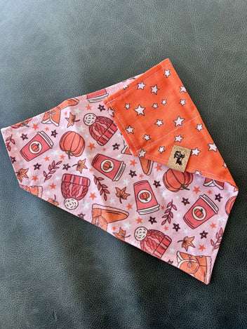 Fall Basics Reversible Dog Bandana