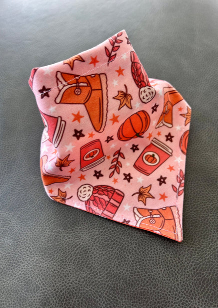 Fall Basics Reversible Dog Bandana