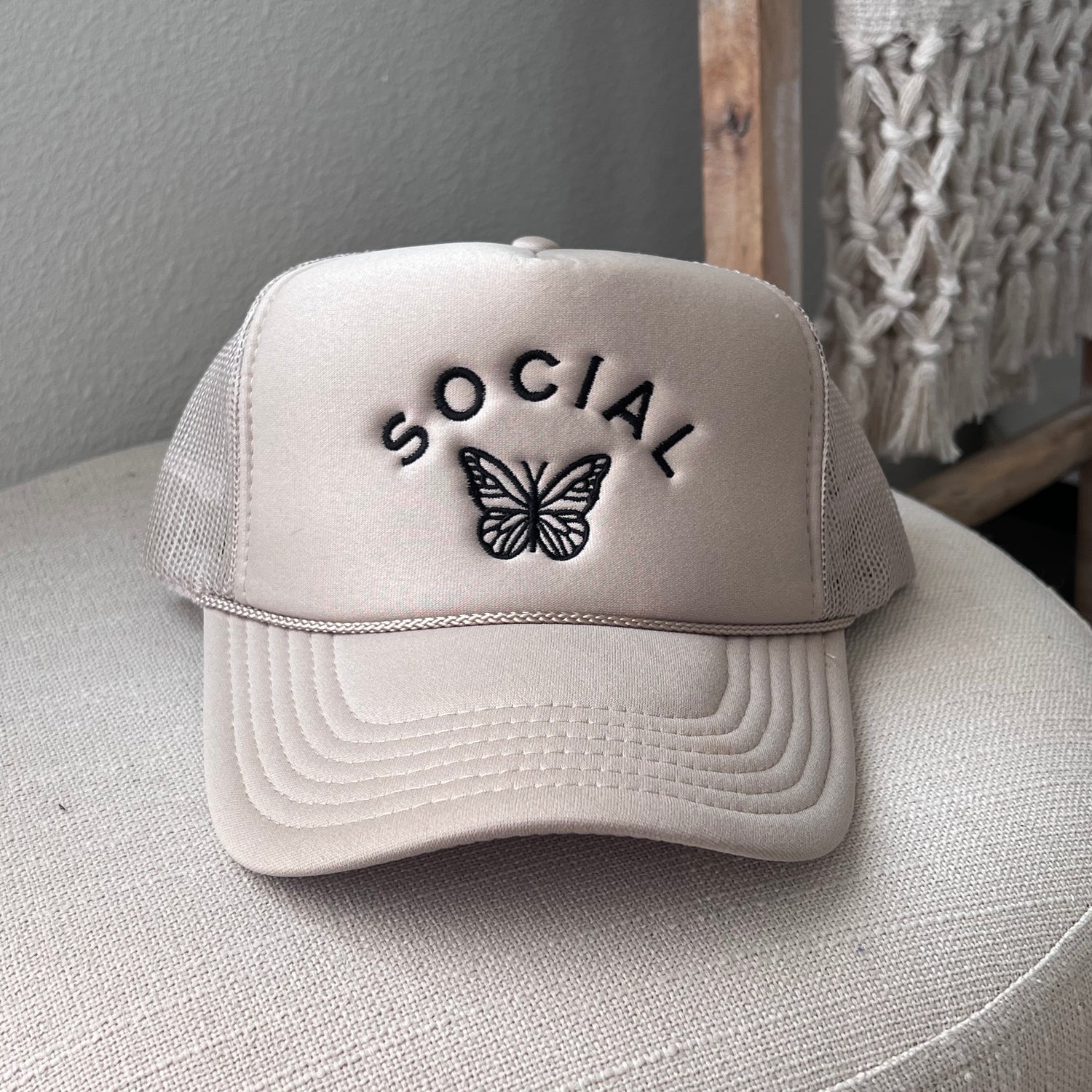 Social Butterfly Trucker Hat