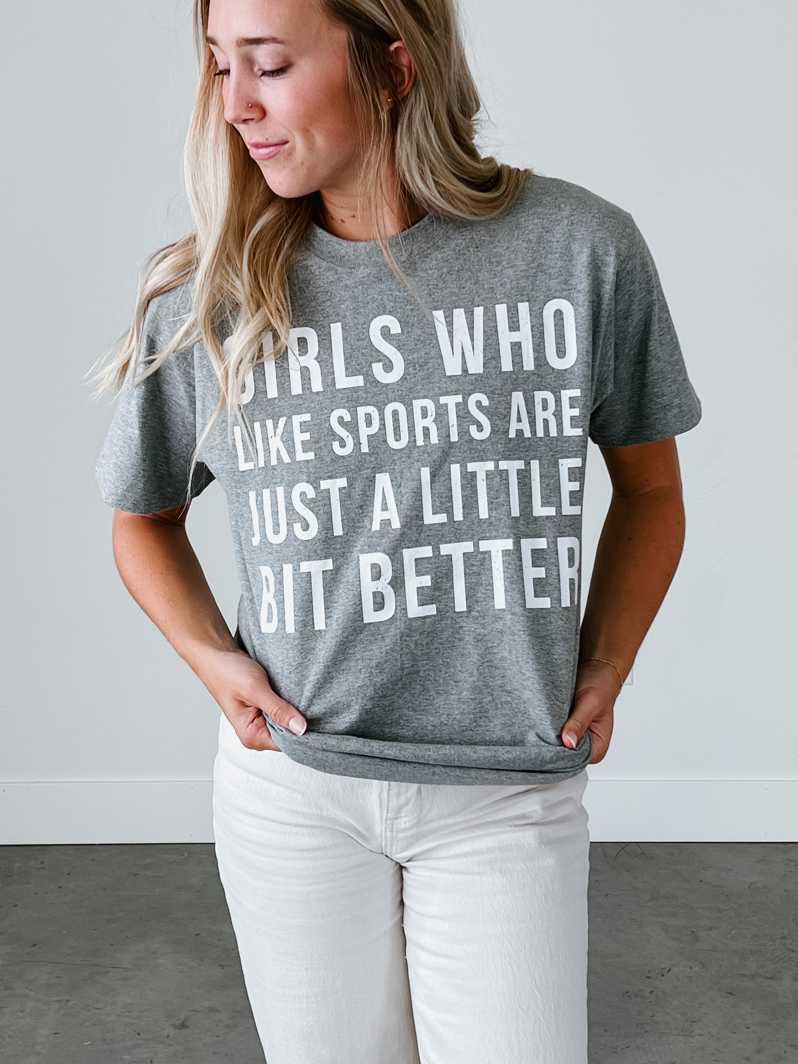 image of Girls Who Like Sports Tee