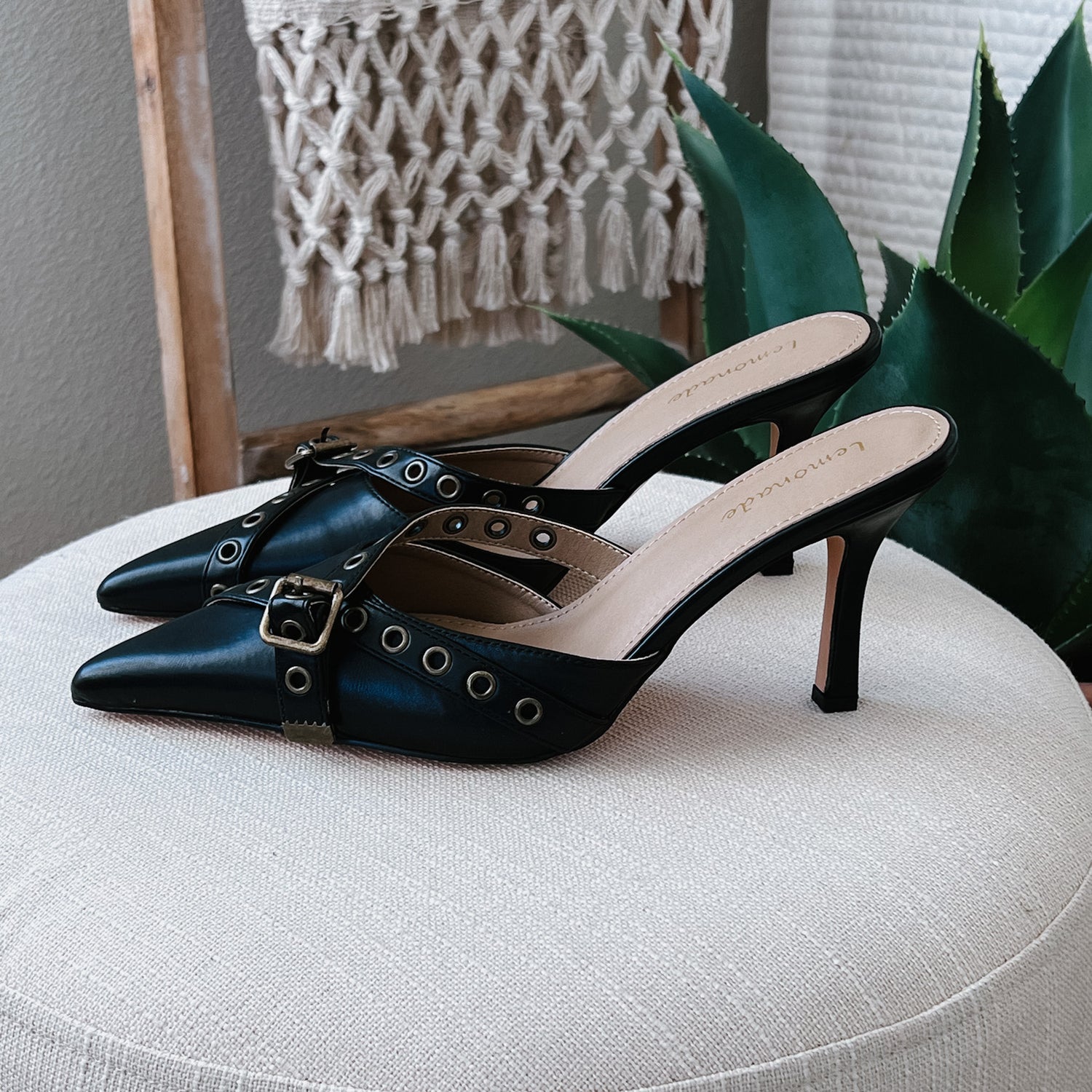 Compelling Heeled Mules