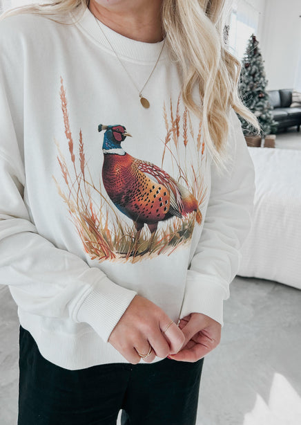 Joules pheasant sweatshirt hotsell