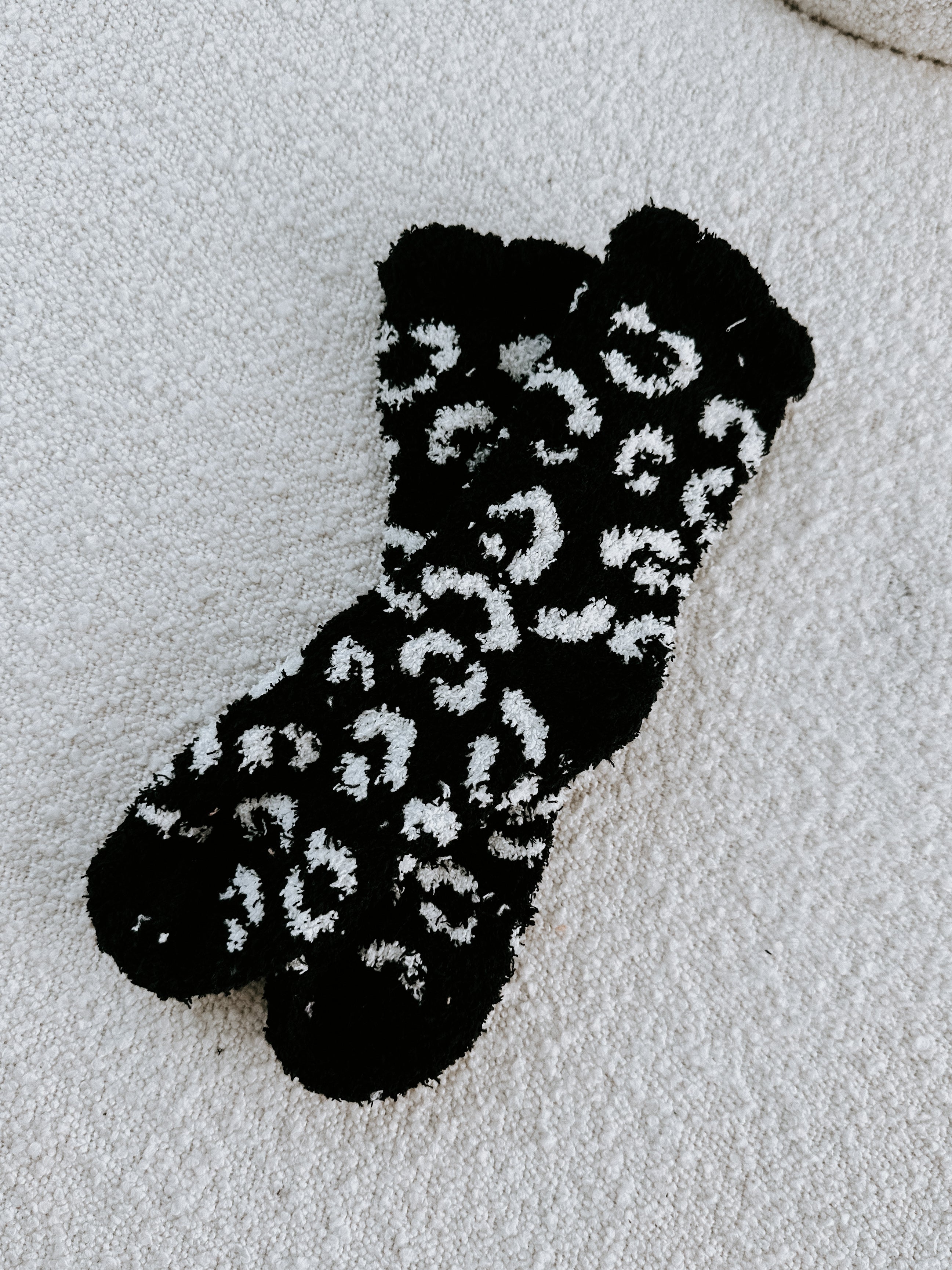 image of Leopard Luxe Cozy Socks