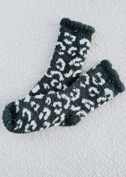 Leopard Luxe Cozy Socks