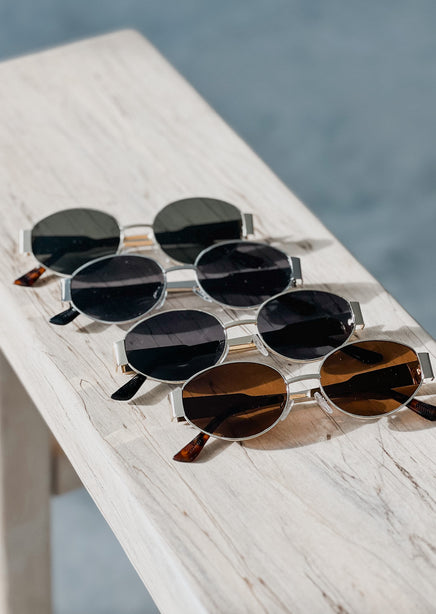 Modern Tinted Round Sunglasses