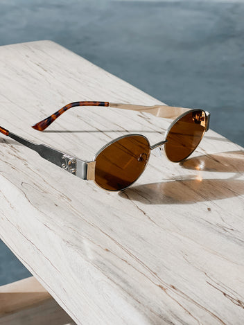 Modern Tinted Round Sunglasses
