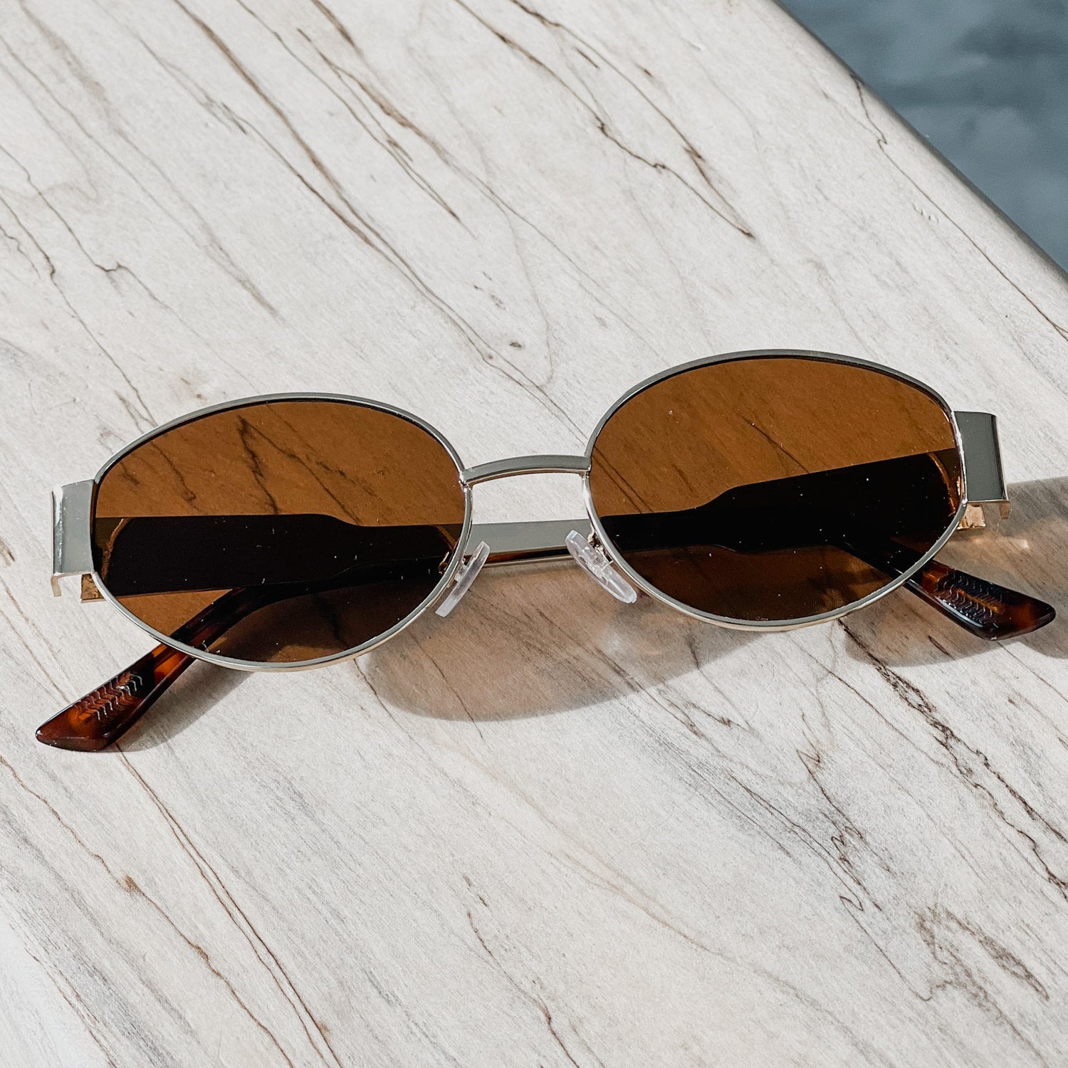 Modern Tinted Round Sunglasses