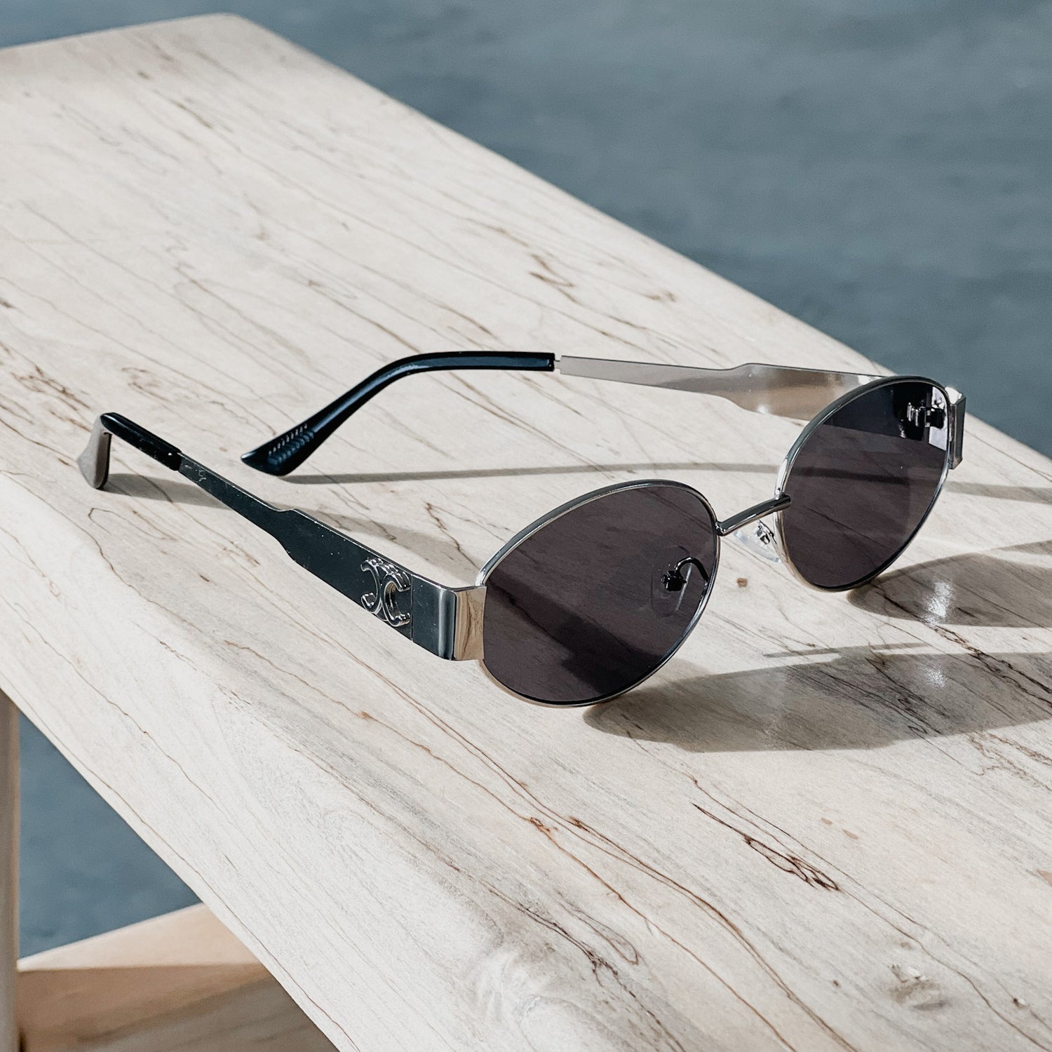 Modern Tinted Round Sunglasses