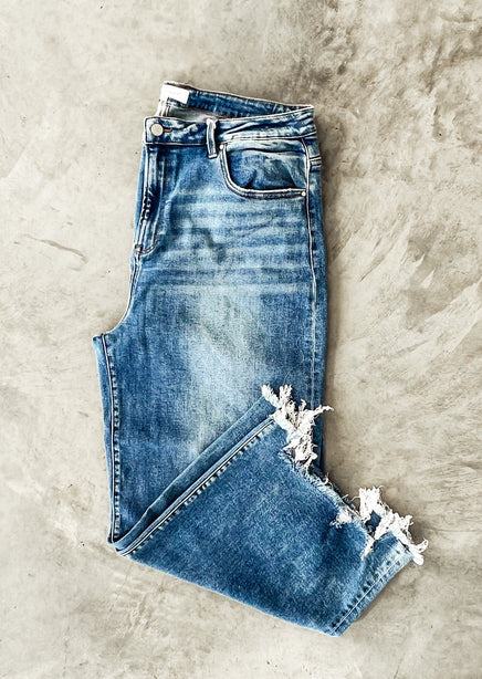 Curvy Shane Risen Wide Leg Jean