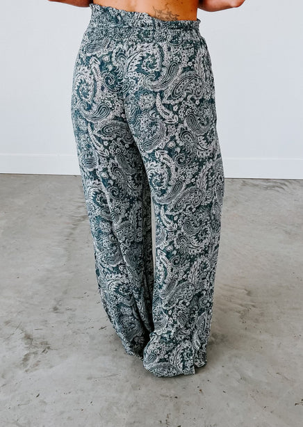 Jo Paisley Print Pants