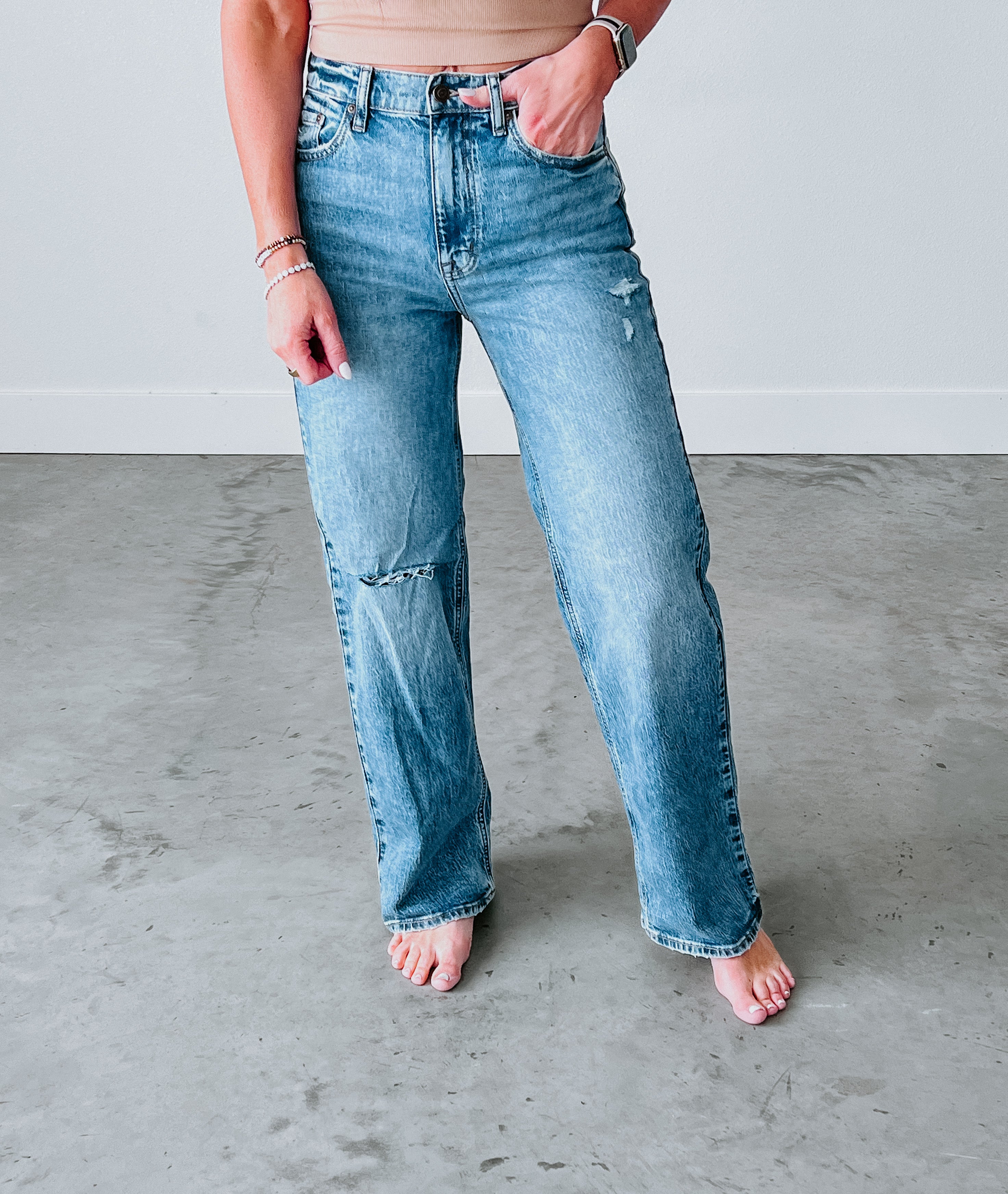 image of Ryder High Rise Baggy Jean