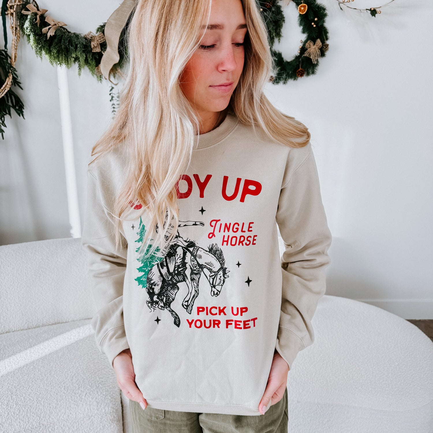 Giddy Up Graphic Sweatshirt