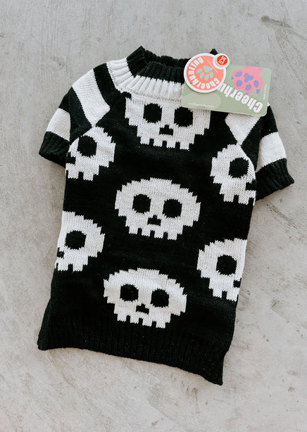 Skulls Dog Sweater