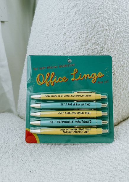 Office Lingo Pen Sets