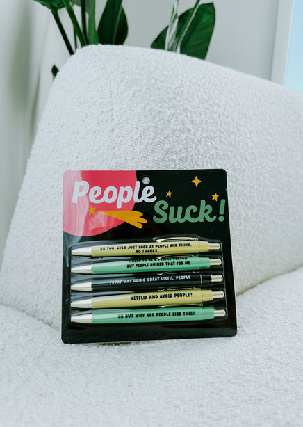 People Suck Pen Sets