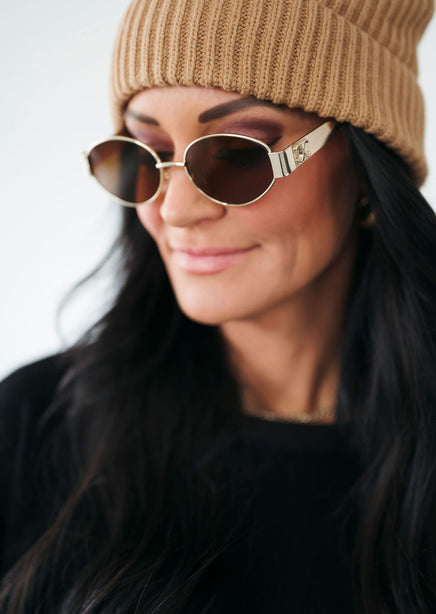 Modern Tinted Round Sunglasses