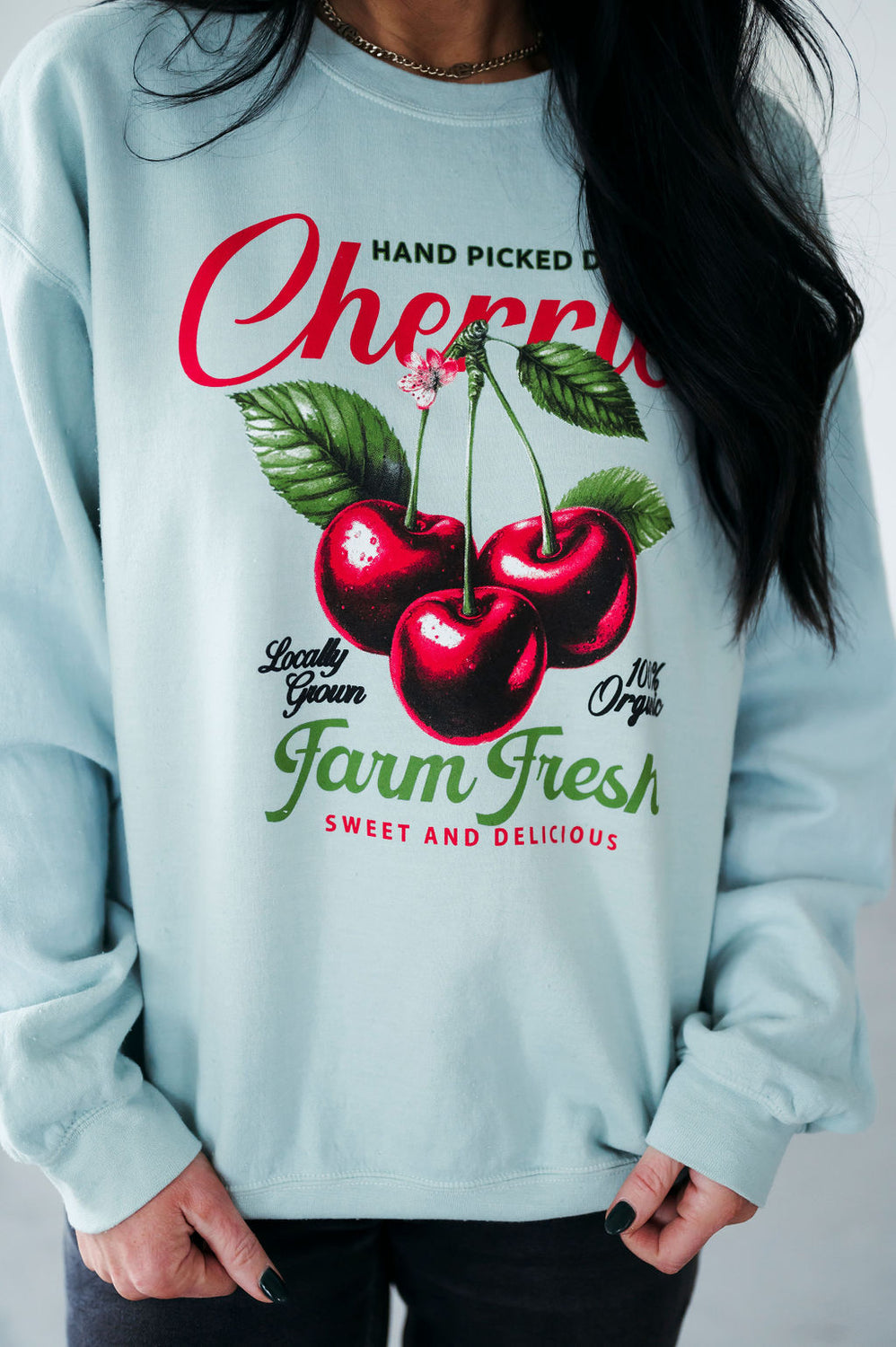 Farm Fresh Cherries Graphic Crew