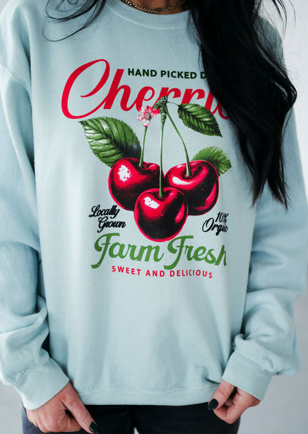 Farm Fresh Cherries Graphic Crew