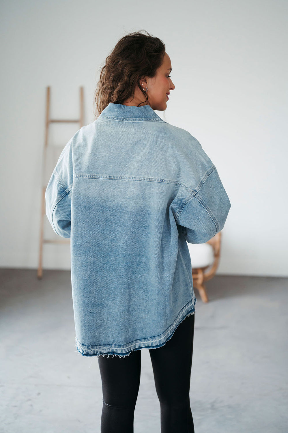 Declan Oversized Denim Shacket