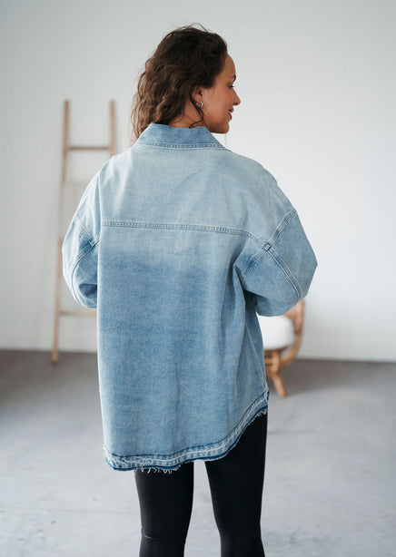 Declan Oversized Denim Shacket