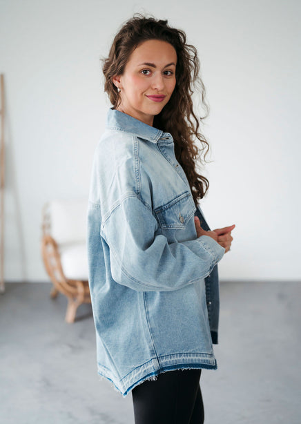 Declan Oversized Denim Shacket