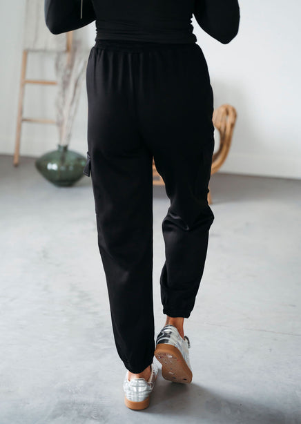 Ayla Knit Cargo Joggers