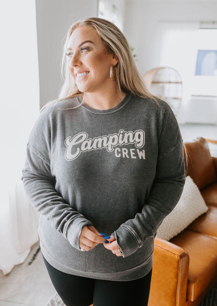 Camping Crew Graphic Sweatshirt