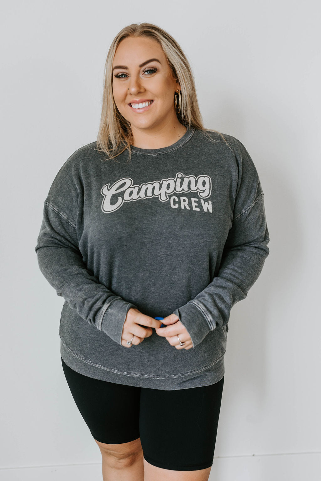 image of Camping Crew Graphic Sweatshirt