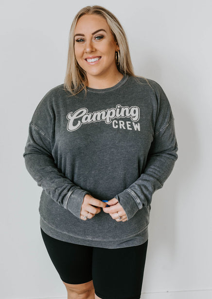 Camping Crew Graphic Sweatshirt