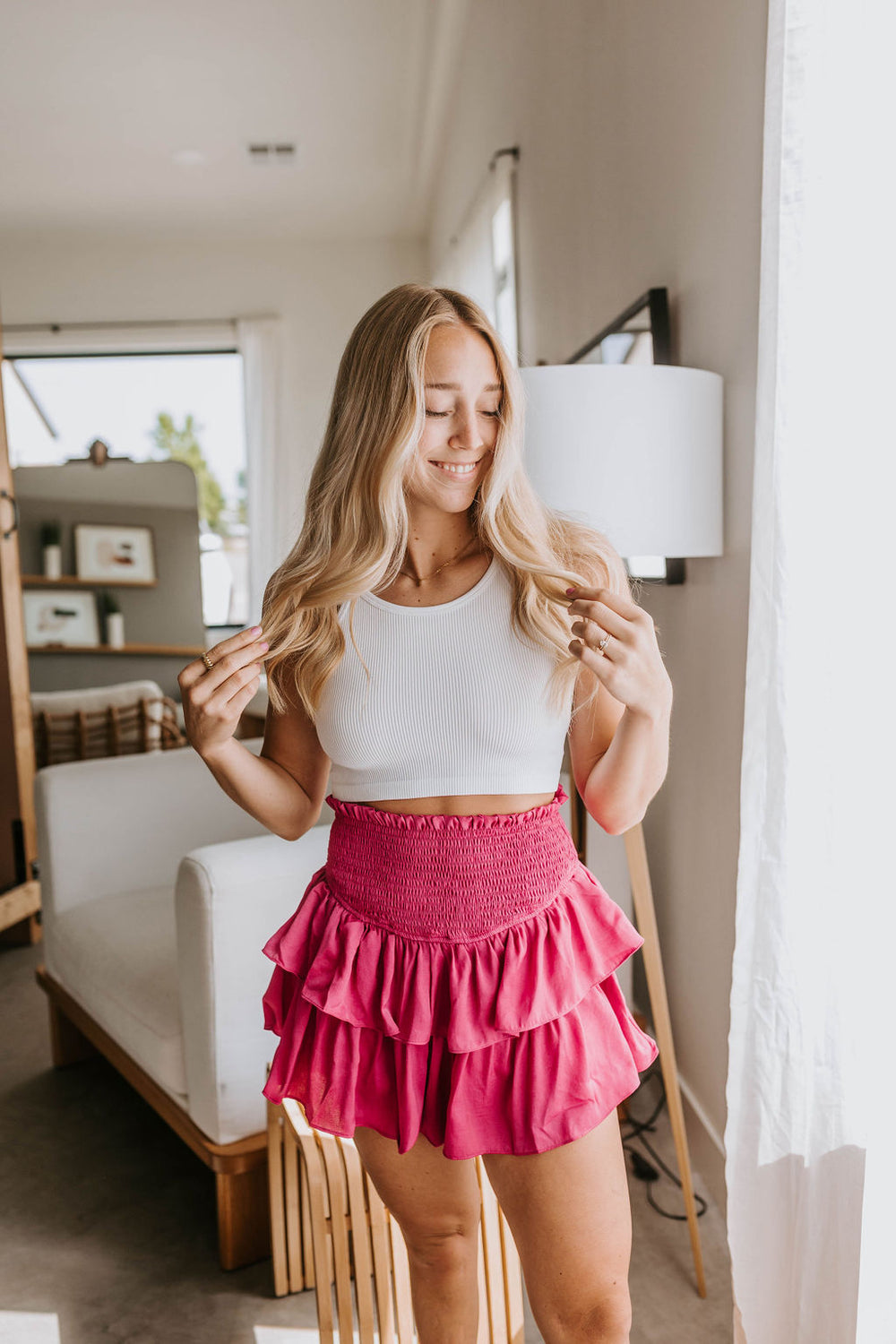 Evy Ruffled Skort