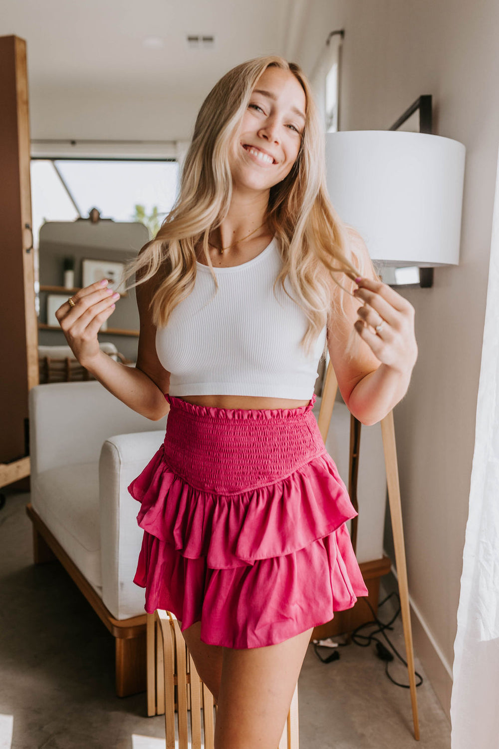 Evy Ruffled Skort