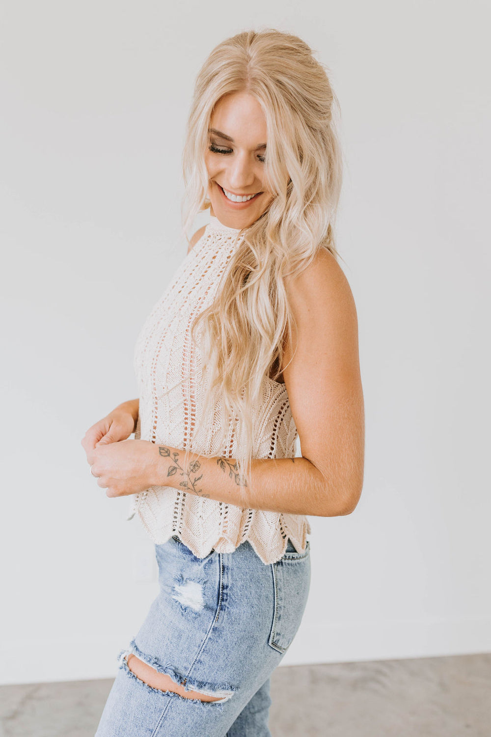 Alexia Crochet Tank