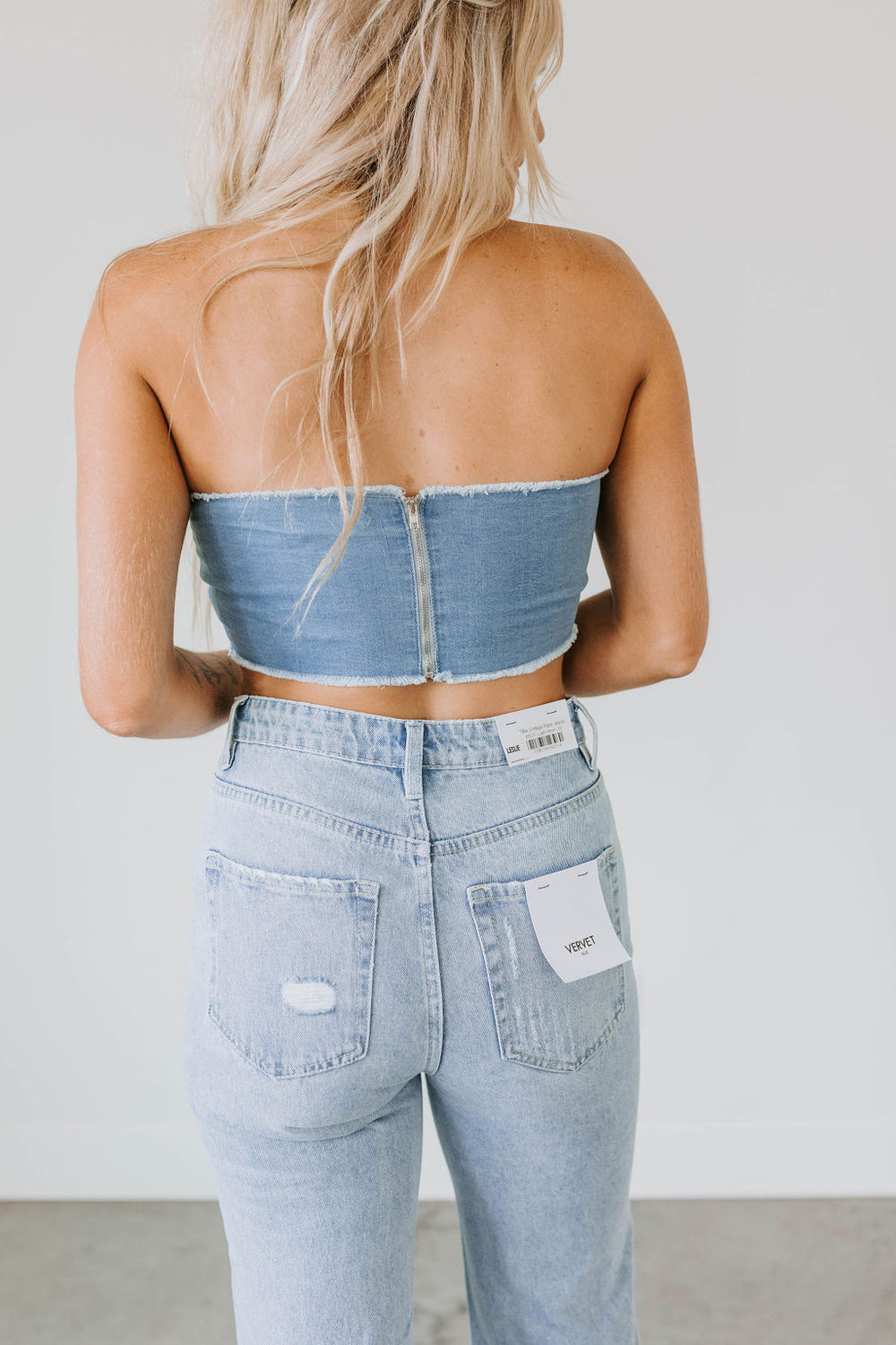 Marcella Denim Top