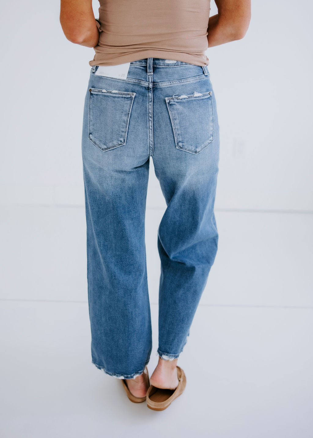 Keldon Petra Crop Wide Leg Jeans