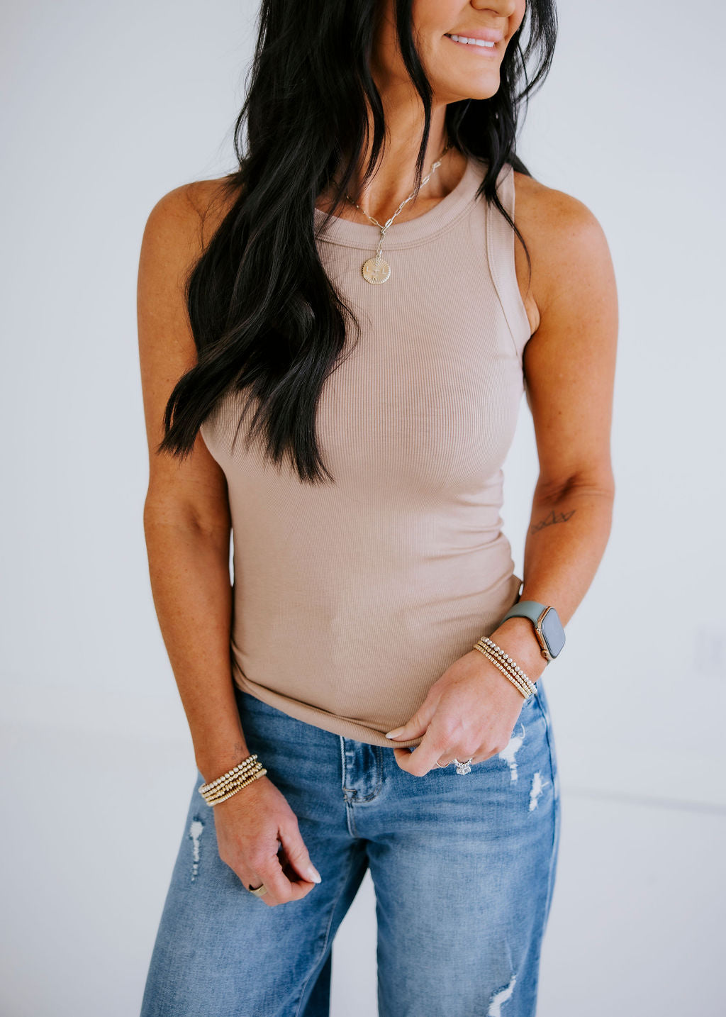 Mikey Ribbed Tank Top