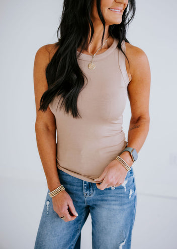 Mikey Ribbed Tank Top