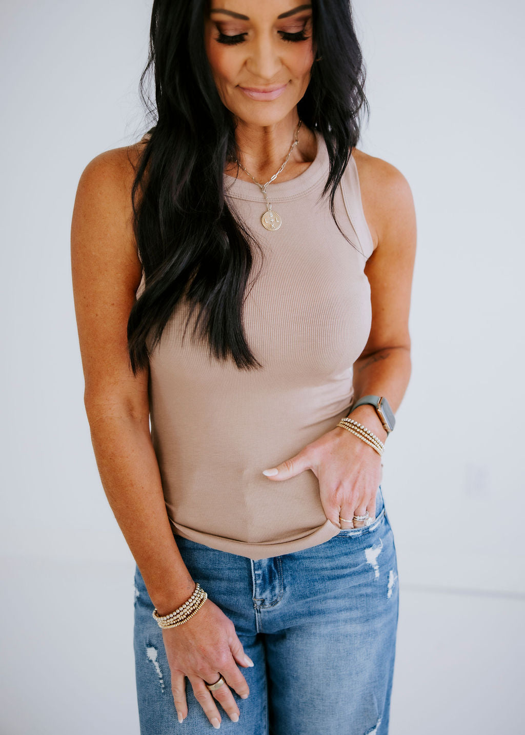 Mikey Ribbed Tank Top