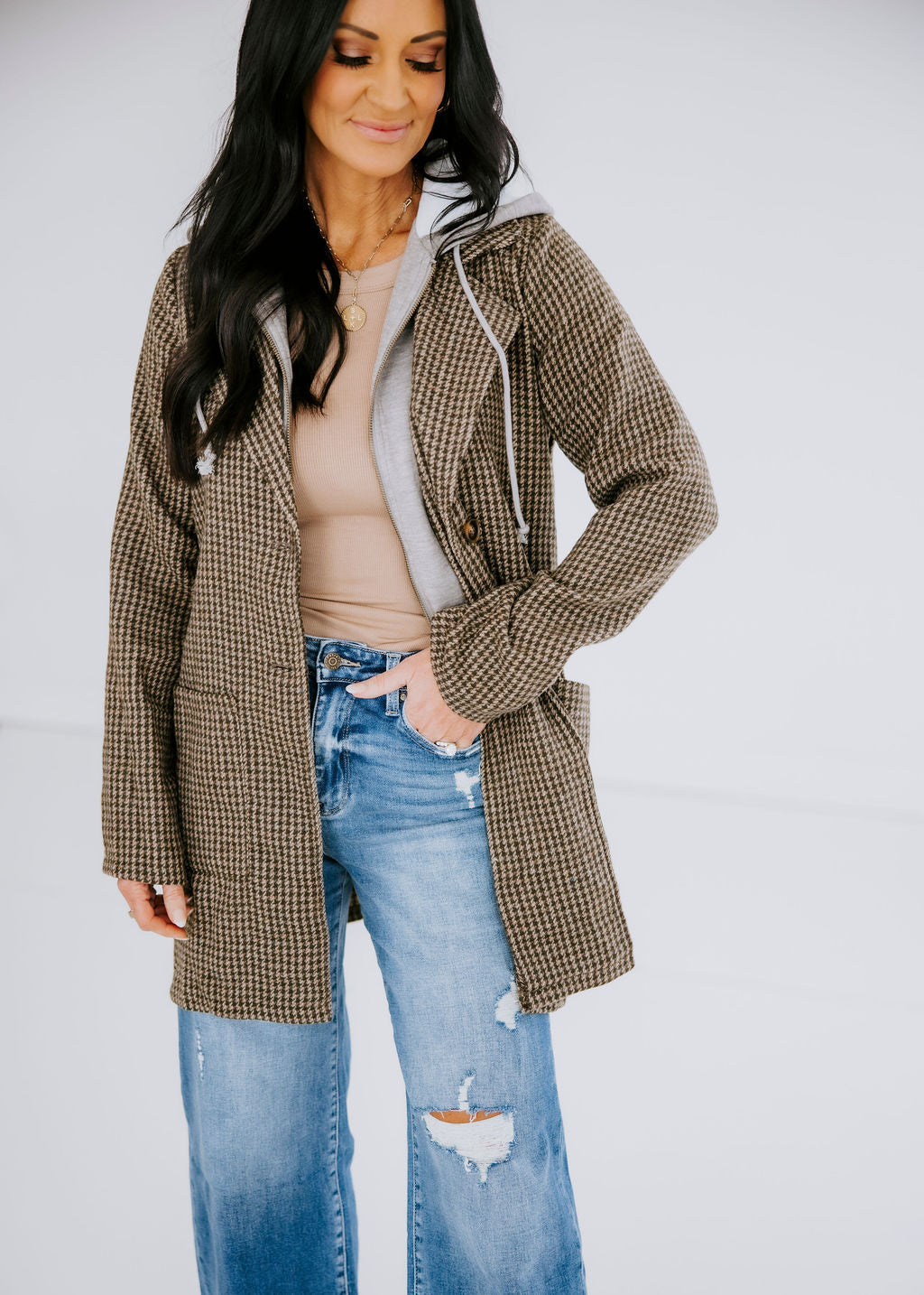 Layne Twofer Hoodie Coat