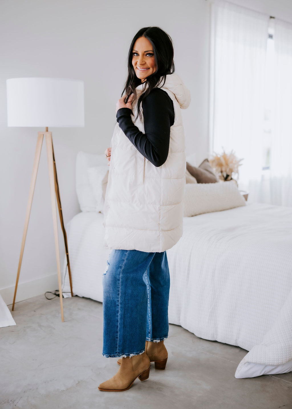 Madison Hooded Puffer Vest