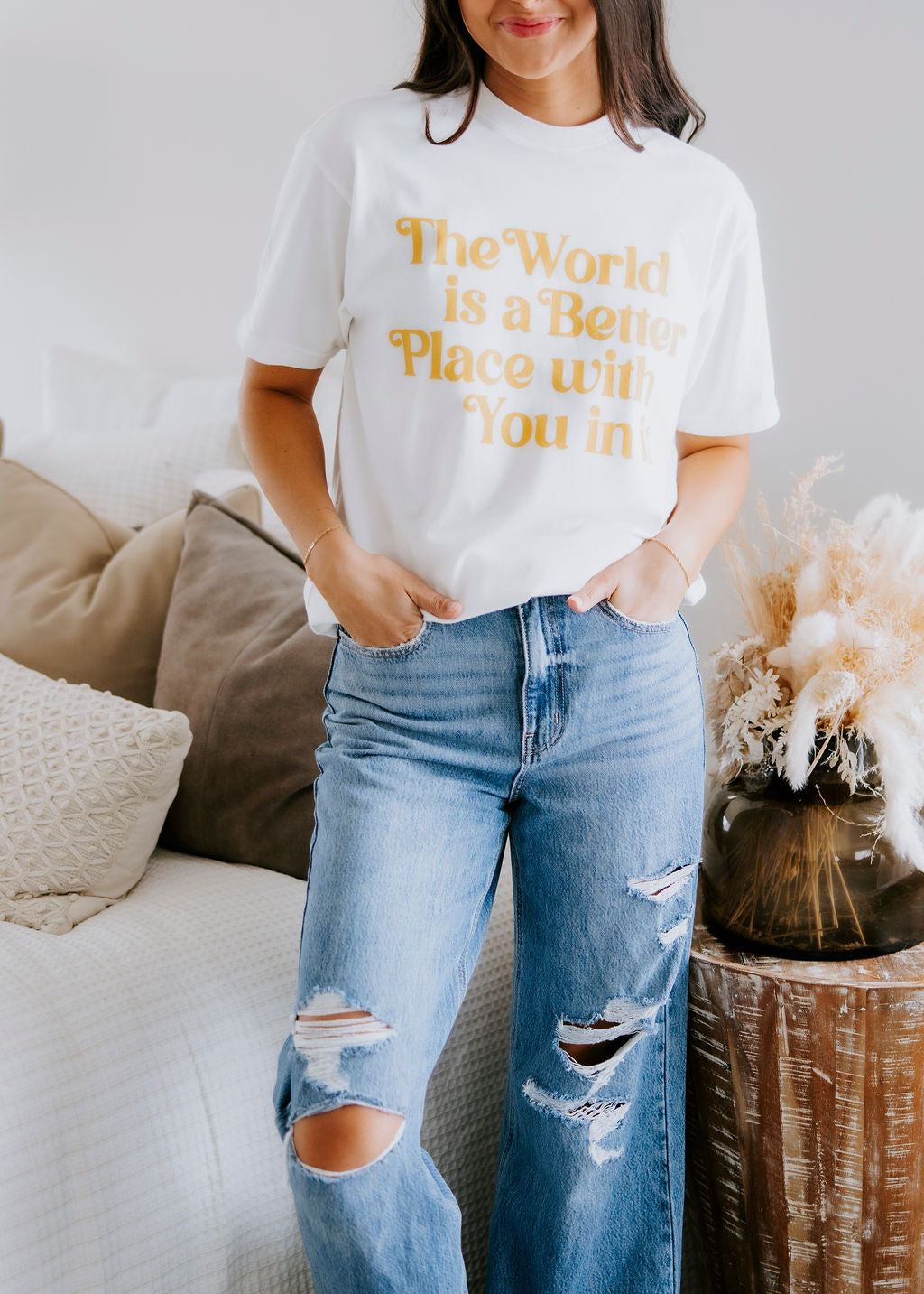 The World Is A Better Place Graphic Tee