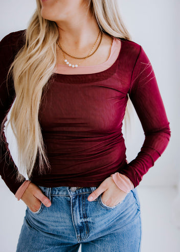 Bria Double Layer Mesh Top