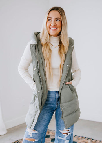 Madison Hooded Puffer Vest