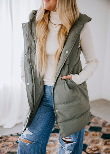 Madison Hooded Puffer Vest