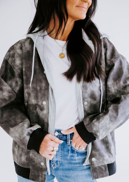 Best of Both Hooded Bomber Jacket product view