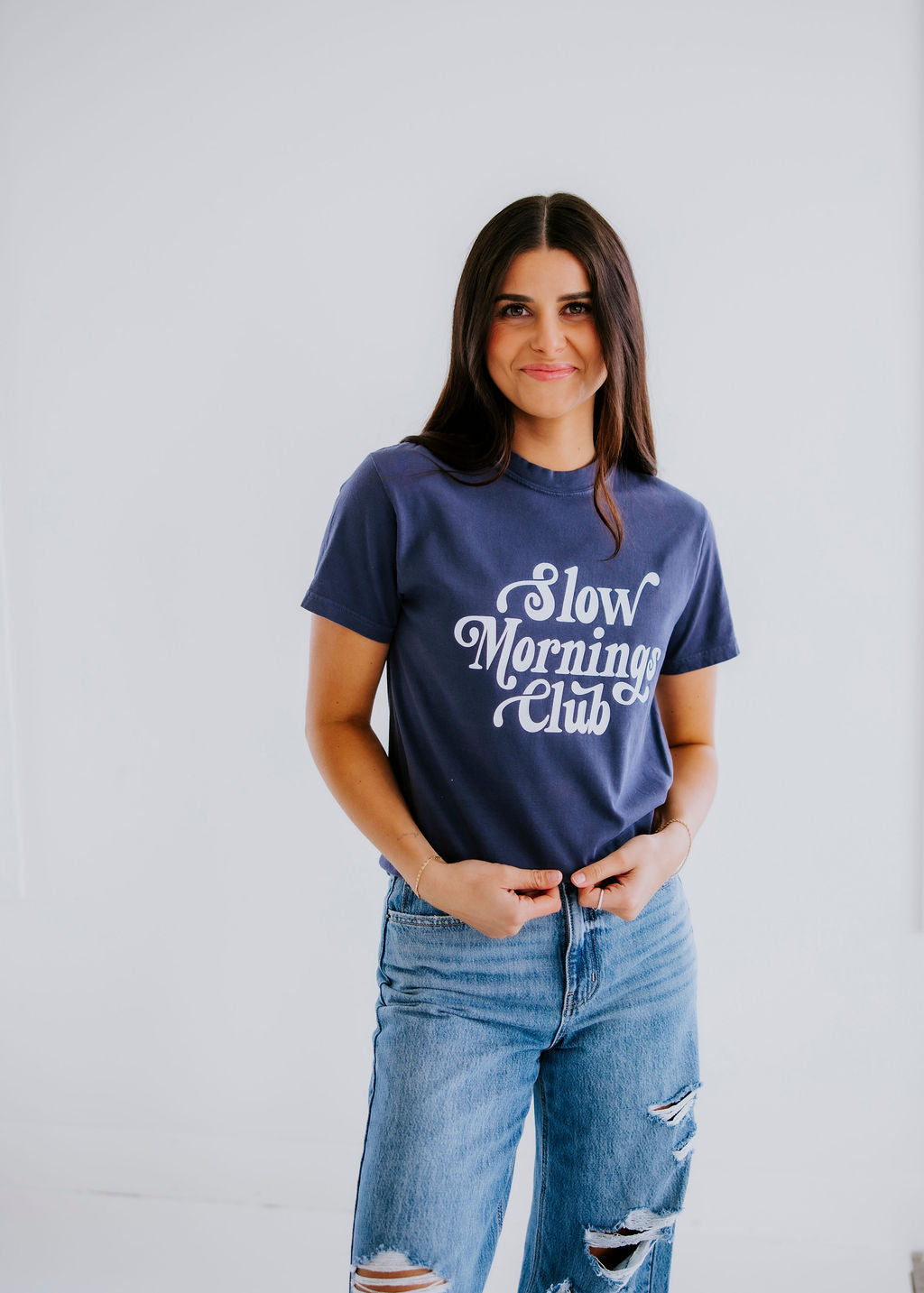 Slow Mornings Club Graphic Tee