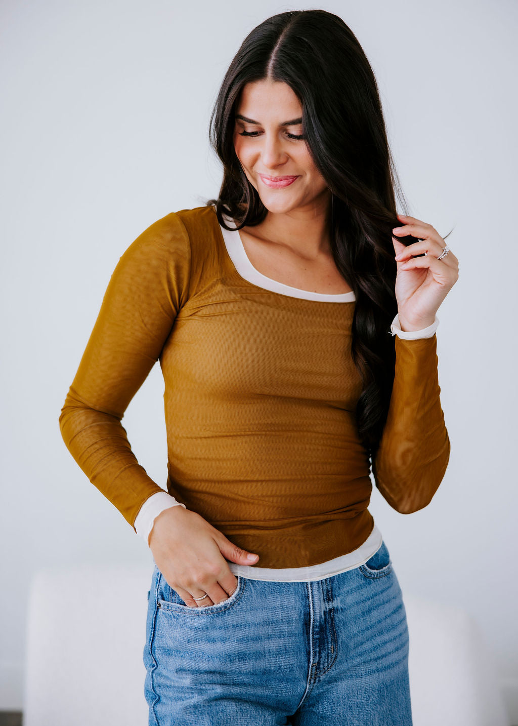 Bria Double Layer Mesh Top