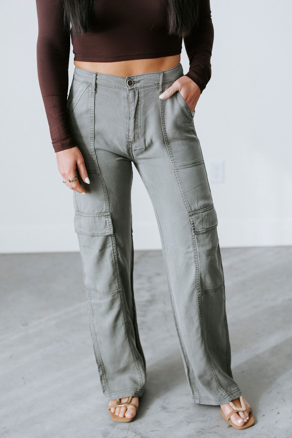 image of Rylan Tencel Cargo Pants