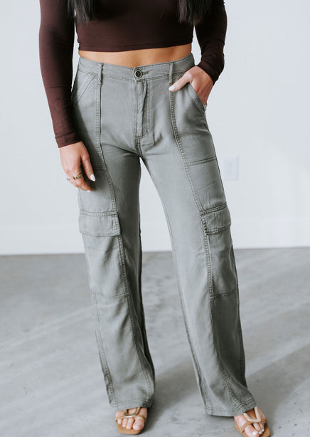 Rylan Tencel Cargo Pants