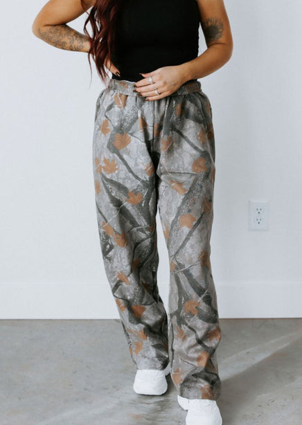 In the Deep Woods Camo Wide Leg by Lily & Lottie